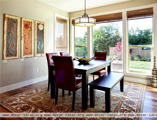 Sunny Contemporary Dining Room by nicole schmidt