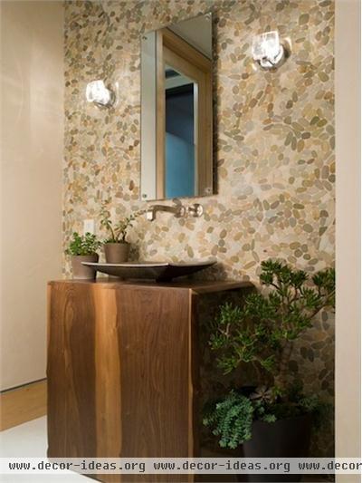 Elegant Contemporary Bathroom by Lori Dennis