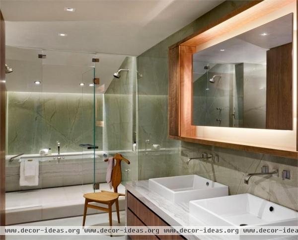 Stately Contemporary Bathroom by David Howell