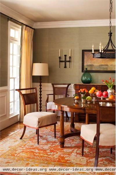 Elegant Transitional Dining Room by TerraCotta Properties