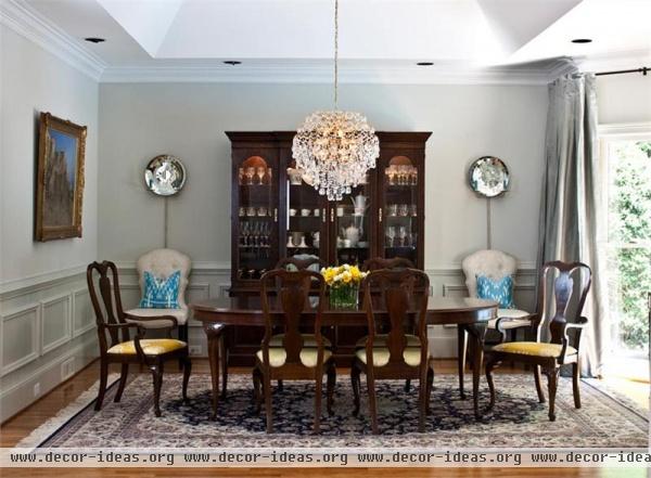 Classic Transitional Dining Room by TerraCotta Properties