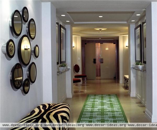 Private Contemporary Hallway by Deborah Wecselman