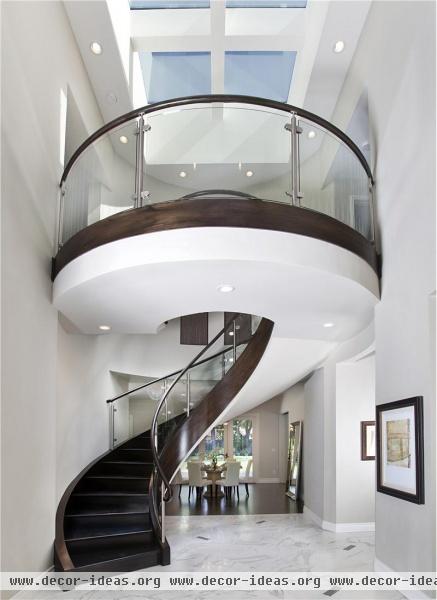 Elegant Contemporary Foyer by Mark English