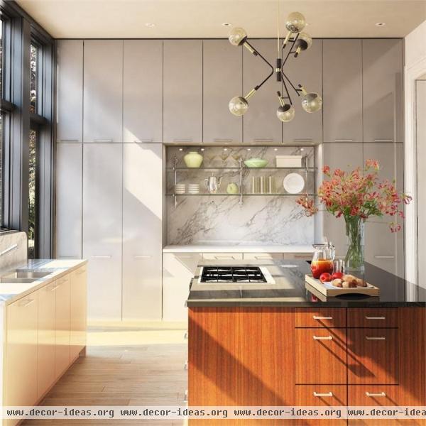 Sunny Contemporary Kitchen by Gabriel Benroth, Adam Rolston & Drew Stuart