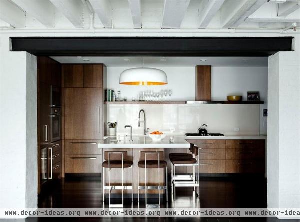 Open Contemporary Kitchen by David Howell