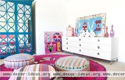 Dramatic Contemporary Kid's Room by Erinn Valencich