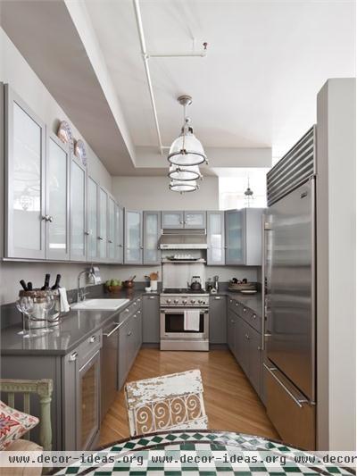 Casual Contemporary Kitchen by Deborah French