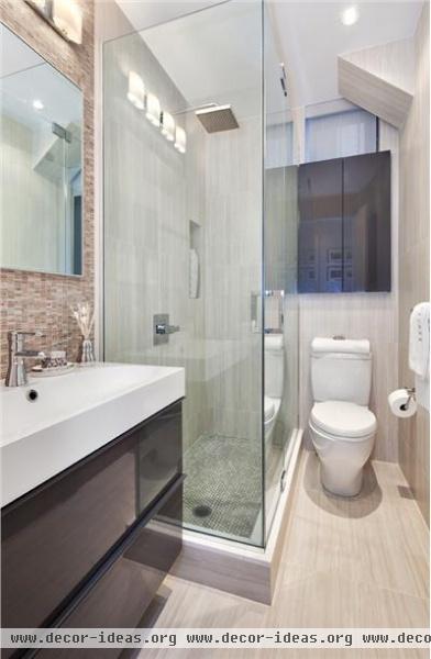 Light Contemporary Bathroom by Susan Hughes