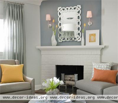 Classic Contemporary Living Room by Frances Herrera