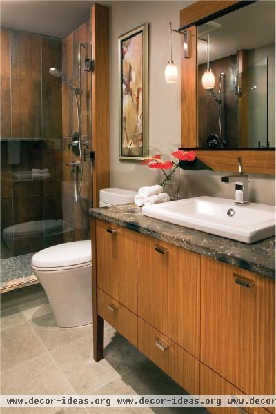 Casual Contemporary Bathroom by Scott Gjesdahl