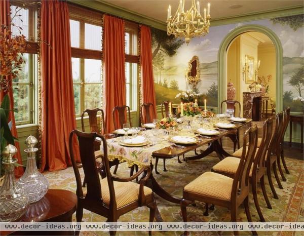 Elegant Traditional Dining Room by Suzanne Tucker