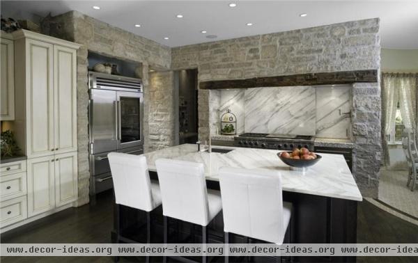 Stately Transitional Kitchen by Susan Fredman