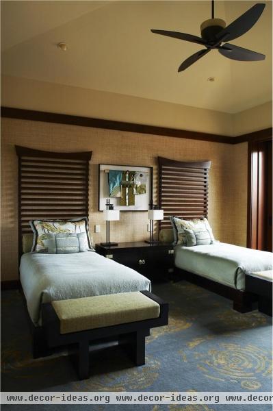 Casual Contemporary Bedroom by Gina Willman