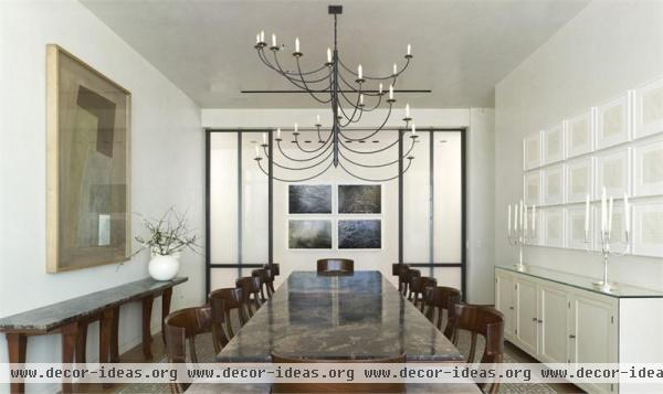 Classic Contemporary Dining Room by Emily Summers