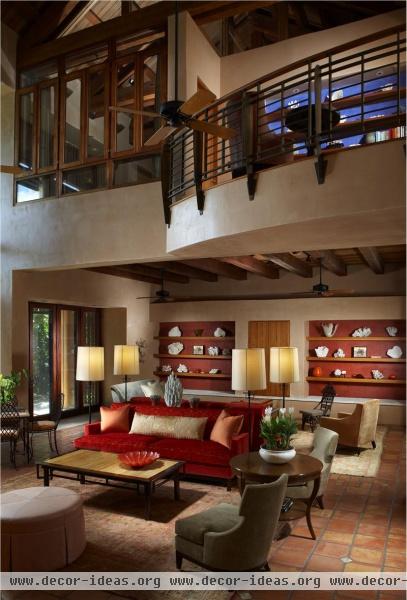 Sumptuous Transitional Living Room by Kathryn Scott