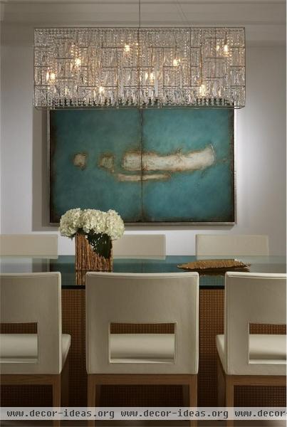 Elegant Contemporary Dining Room by Joseph Pubillones