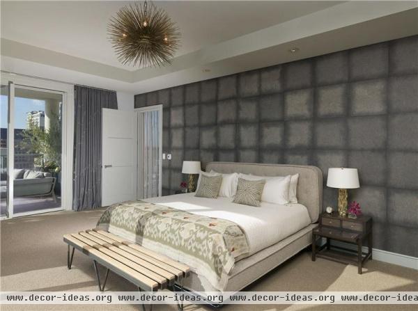 Elegant Contemporary Bedroom by Mark Cravotta