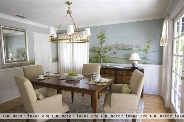 Light Contemporary Dining Room by Debbie Talianko