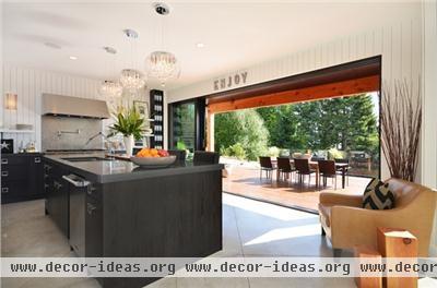 Open Contemporary Kitchen by Dawna Jones