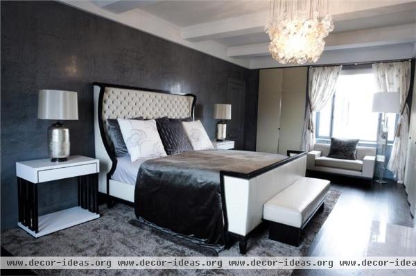 Elegant Transitional Bedroom by Aline Matsika