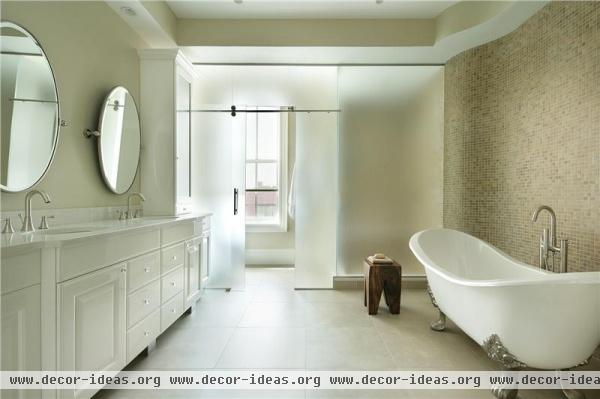 Relaxing Contemporary Bathroom by Nancy Leffler- Mikulich