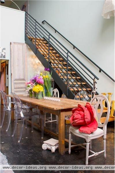 Open Transitional Dining Room by Caryn Grossman, ASID