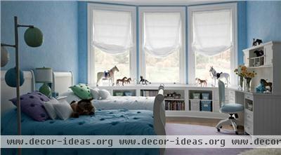 Open Transitional Kid's Room by Campion Platt