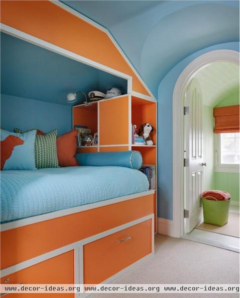 Casual Contemporary Kid's Room by Kendall Wilkinson