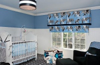 Light Contemporary Kid's Room by Evelyn Benatar