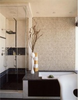 Open Traditional Bathroom by Diane Paparo