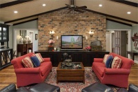 Casual Country/Rustic Family Room by Starr Miller