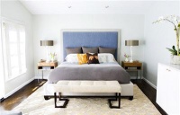 Light Contemporary Bedroom by Erinn Valencich