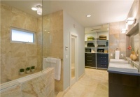 Elegant Contemporary Bathroom by Tiare Cowan, Allied ASID