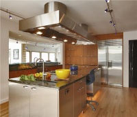 Open Contemporary Kitchen by Wendy Johnson