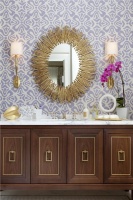 Relaxing Transitional Bathroom by Tineke Triggs