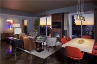 Homey Contemporary Living Room by Mark Cravotta