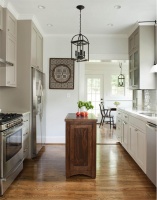 Light Transitional Kitchen by TerraCotta Properties