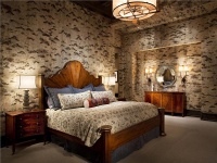 Stately Country/Rustic Bedroom by Jerry Locati