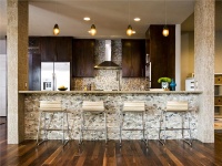 Open Contemporary Kitchen by Allison Jaffe