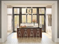 Sunny Contemporary Kitchen by Gabriel Benroth, Adam Rolston & Drew Stuart