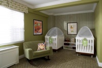 Cozy Contemporary Kid's Room by Evelyn Benatar