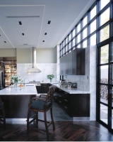 Elegant Contemporary Kitchen by Jamie Herzlinger