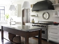 Open Transitional Kitchen by Carter Kay