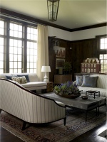 Classic Traditional Living Room by Kathryn Scott