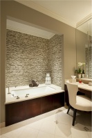 Classic Contemporary Bathroom by Michael Abrams