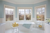 Light Traditional Bathroom by Garrison Hullinger