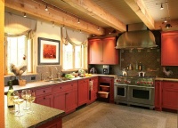 Cozy Country/Rustic Kitchen by Wendy Johnson