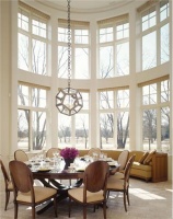 Stately Contemporary Dining Room by Gary Lee