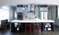 Airy Contemporary Kitchen by TerraCotta Properties