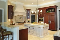 Open Traditional Kitchen by Melissa Morgan Sutherland